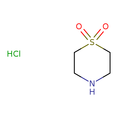 O=S1(=O)CCNCC1.Cl