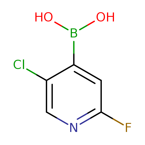 Fc1ncc(c(c1)B(O)O)Cl