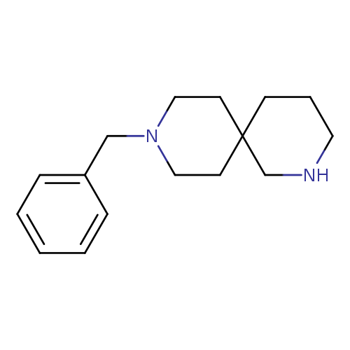 C1CCC2(CN1)CCN(CC2)Cc1ccccc1