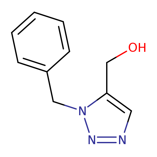 OCc1cnnn1Cc1ccccc1