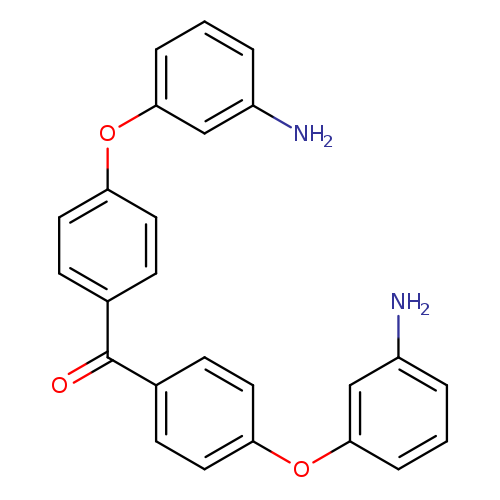 Nc1cccc(c1)Oc1ccc(cc1)C(=O)c1ccc(cc1)Oc1cccc(c1)N