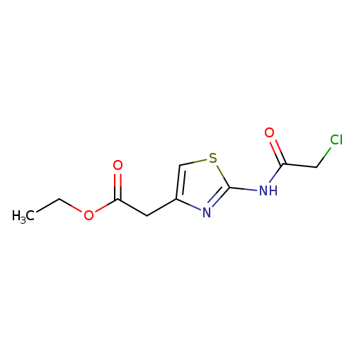 CCOC(=O)Cc1csc(n1)NC(=O)CCl