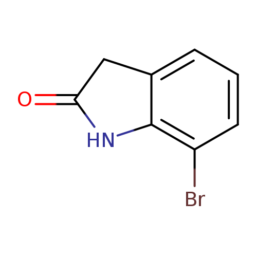 O=C1Cc2c(N1)c(Br)ccc2