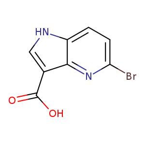 Brc1ccc2c(n1)c(c[nH]2)C(=O)O
