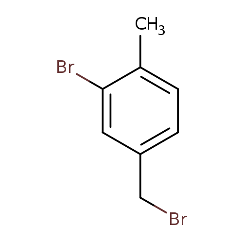 BrCc1ccc(c(c1)Br)C