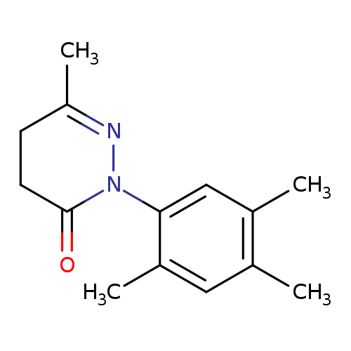 CC1=NN(C(=O)CC1)c1cc(C)c(cc1C)C