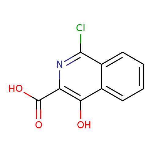 OC(=O)c1nc(Cl)c2c(c1O)cccc2