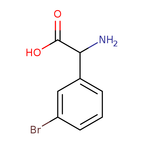 OC(=O)C(c1cccc(c1)Br)N