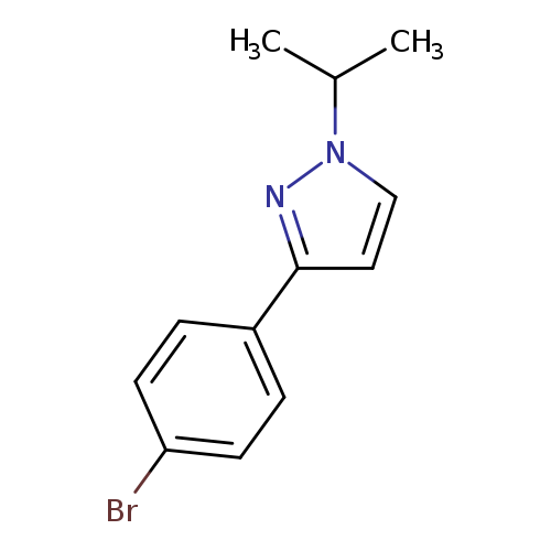 Brc1ccc(cc1)c1ccn(n1)C(C)C