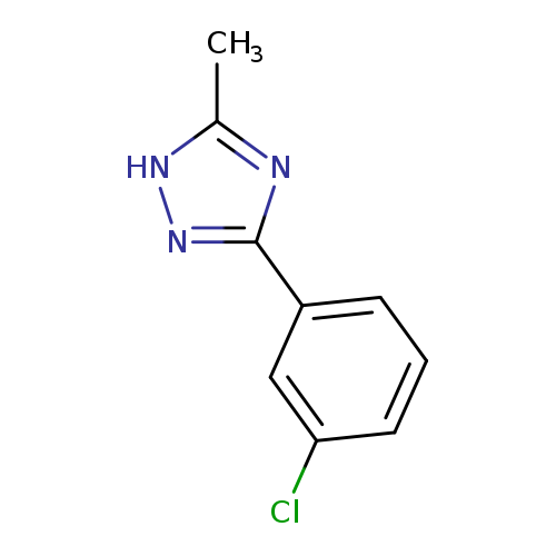 Clc1cccc(c1)c1n[nH]c(n1)C