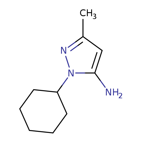 Nc1cc(nn1C1CCCCC1)C