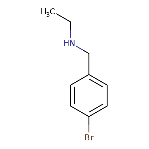 CCNCc1ccc(cc1)Br