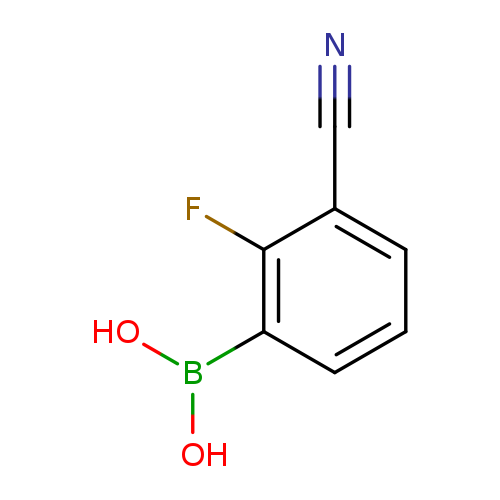 N#Cc1cccc(c1F)B(O)O