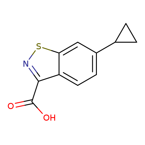 OC(=O)c1nsc2c1ccc(c2)C1CC1