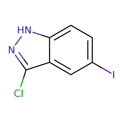 Ic1ccc2c(c1)c(Cl)n[nH]2
