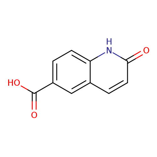 OC(=O)c1ccc2c(c1)ccc(=O)[nH]2