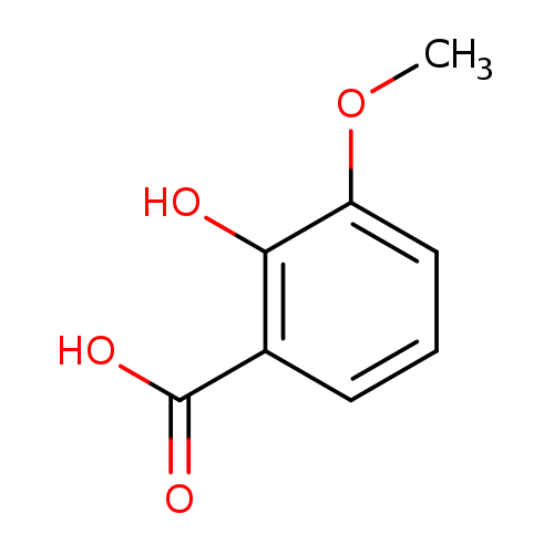COc1cccc(c1O)C(=O)O