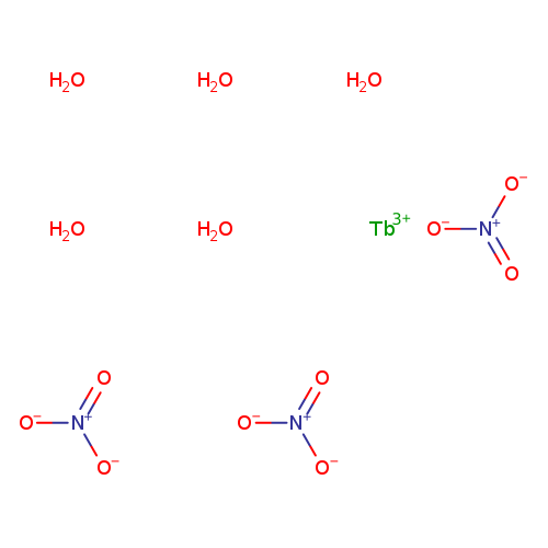 [O-][N+](=O)[O-].[O-][N+](=O)[O-].[O-][N+](=O)[O-].O.O.O.O.O.[Tb+3]