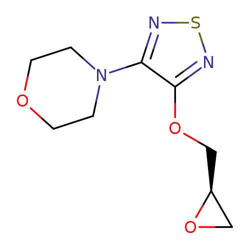 O1CCN(CC1)c1nsnc1OC[C@@H]1OC1