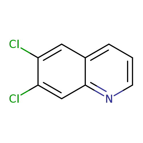 Clc1cc2ncccc2cc1Cl