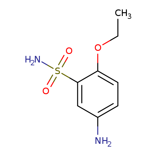 CCOc1ccc(cc1S(=O)(=O)N)N