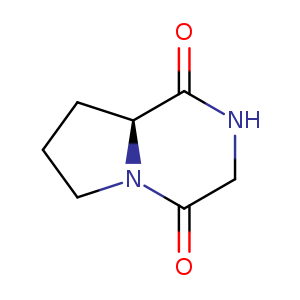 O=C1CNC(=O)[C@H]2N1CCC2