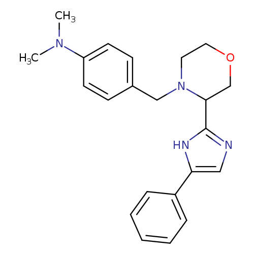 CN(c1ccc(cc1)CN1CCOCC1c1ncc([nH]1)c1ccccc1)C