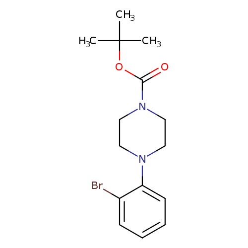 O=C(N1CCN(CC1)c1ccccc1Br)OC(C)(C)C