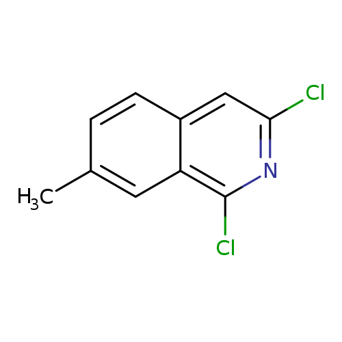 Cc1ccc2c(c1)c(Cl)nc(c2)Cl