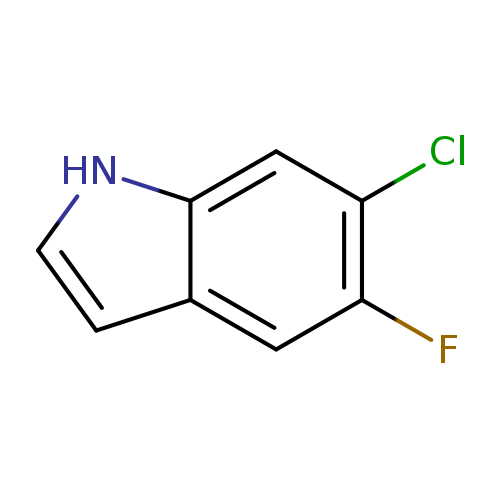 Clc1cc2[nH]ccc2cc1F