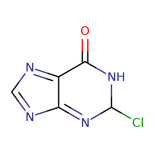 ClC1NC(=O)C2=NC=NC2=N1