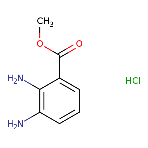 COC(=O)c1cccc(c1N)N.Cl