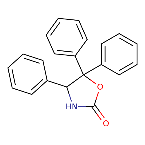 O=C1NC(C(O1)(c1ccccc1)c1ccccc1)c1ccccc1