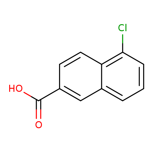 OC(=O)c1ccc2c(c1)cccc2Cl