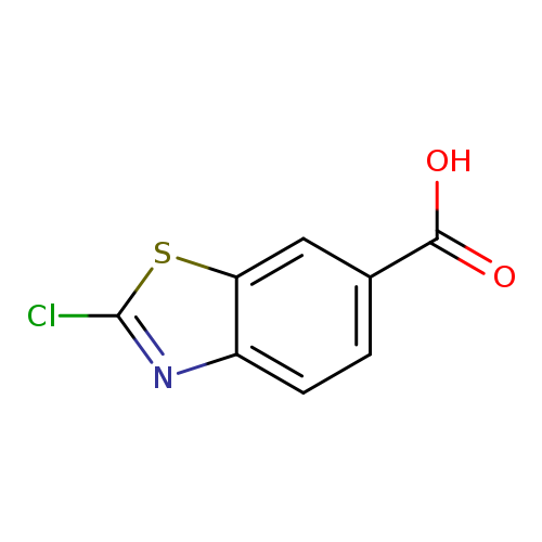 Clc1nc2c(s1)cc(cc2)C(=O)O