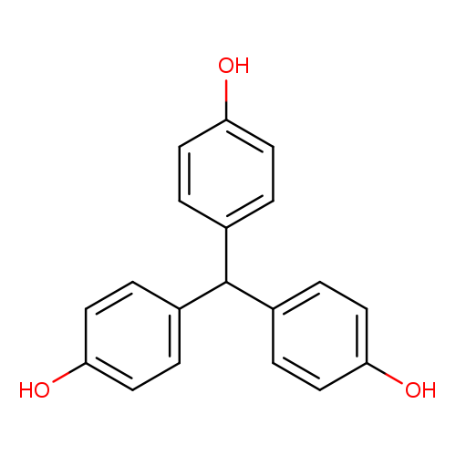 Oc1ccc(cc1)C(c1ccc(cc1)O)c1ccc(cc1)O