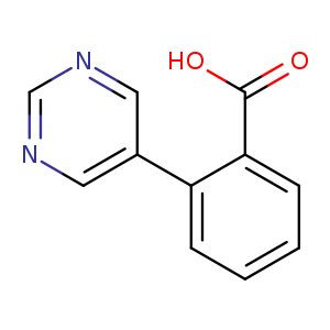 OC(=O)c1ccccc1c1cncnc1