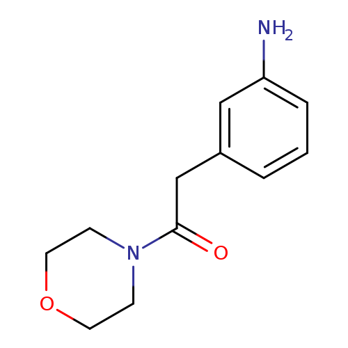 Nc1cccc(c1)CC(=O)N1CCOCC1