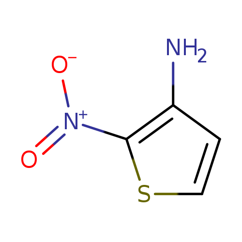 [O-][N+](=O)c1sccc1N