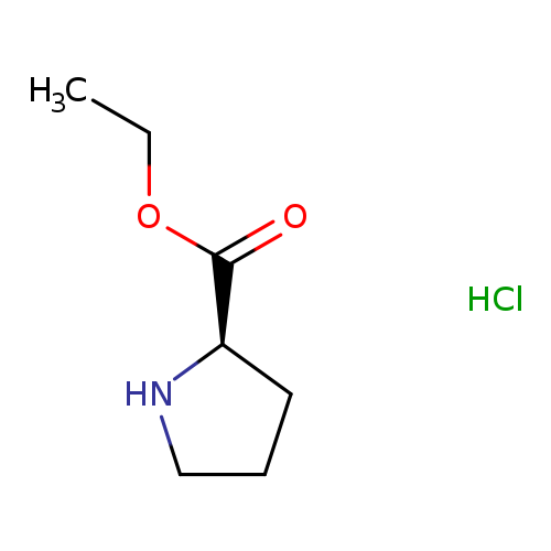 CCOC(=O)[C@H]1CCCN1.Cl