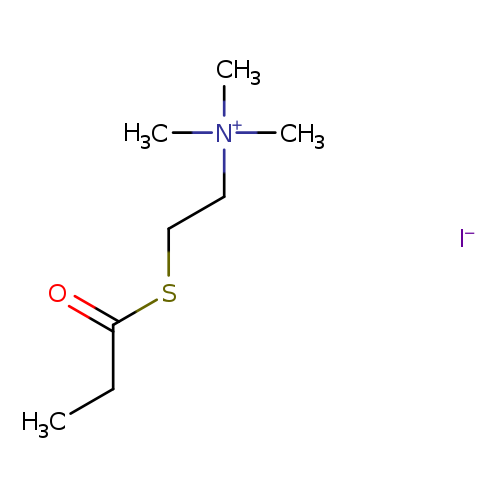 CCC(=O)SCC[N+](C)(C)C.[I-]