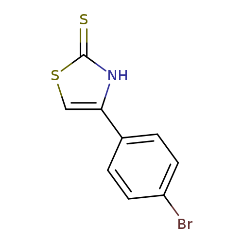 Brc1ccc(cc1)c1csc(=S)[nH]1