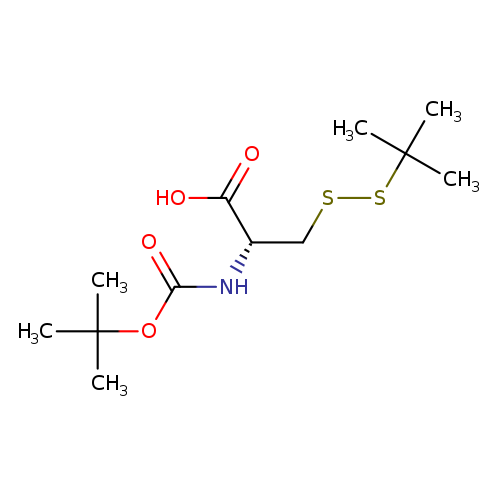 O=C(OC(C)(C)C)N[C@H](C(=O)O)CSSC(C)(C)C