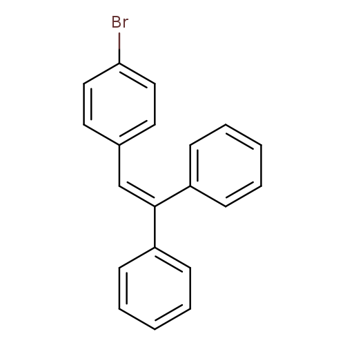 Brc1ccc(cc1)C=C(c1ccccc1)c1ccccc1