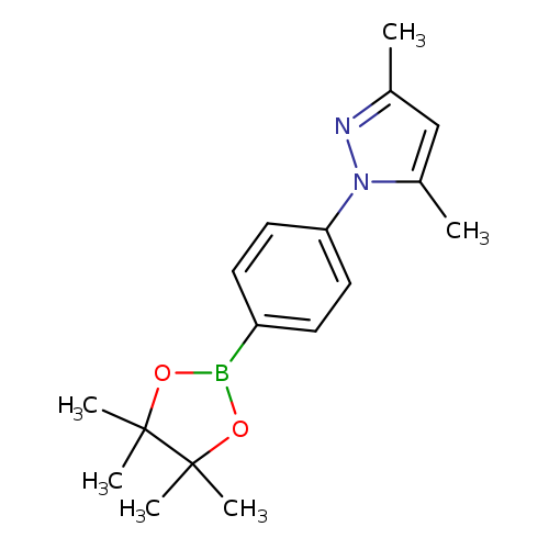 Cc1cc(n(n1)c1ccc(cc1)B1OC(C(O1)(C)C)(C)C)C