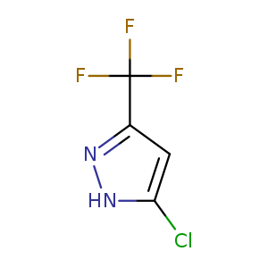 FC(c1cc([nH]n1)Cl)(F)F