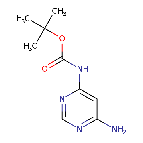 O=C(Nc1ncnc(c1)N)OC(C)(C)C