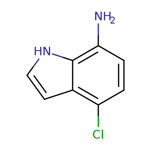 Clc1ccc(c2c1cc[nH]2)N