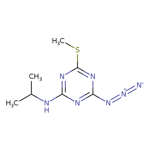 [N-]=[N+]=Nc1nc(NC(C)C)nc(n1)SC