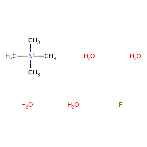 C[N+](C)(C)C.O.O.O.O.[F-]